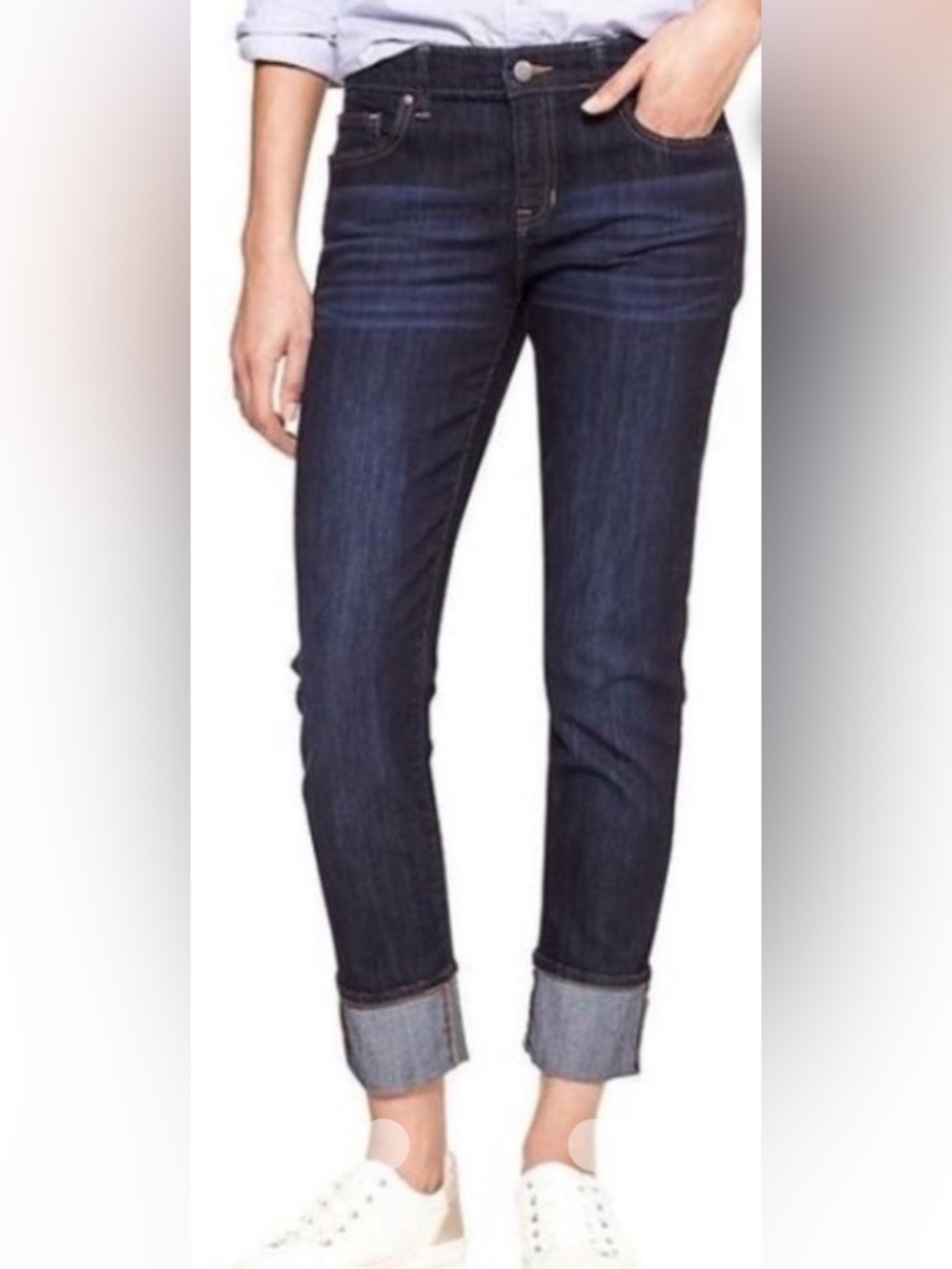 Gap Straight Cuff Coupe Droite A Reverse Size 8